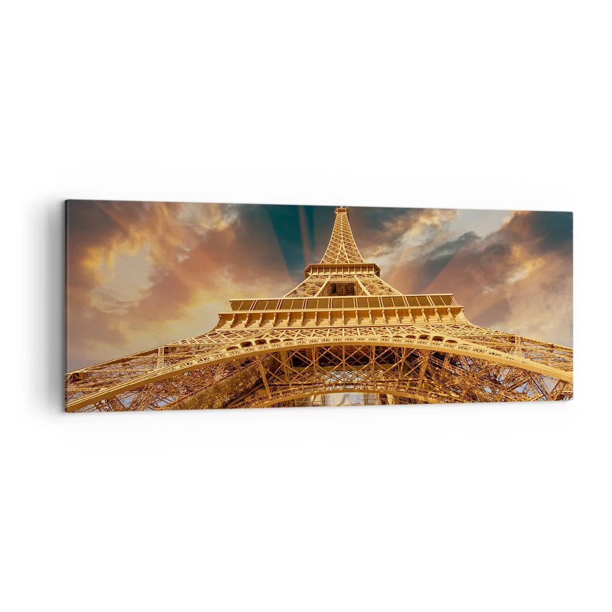 Tablou pe pânză - Cum a ajuns omenirea la cer - 140x50 cm