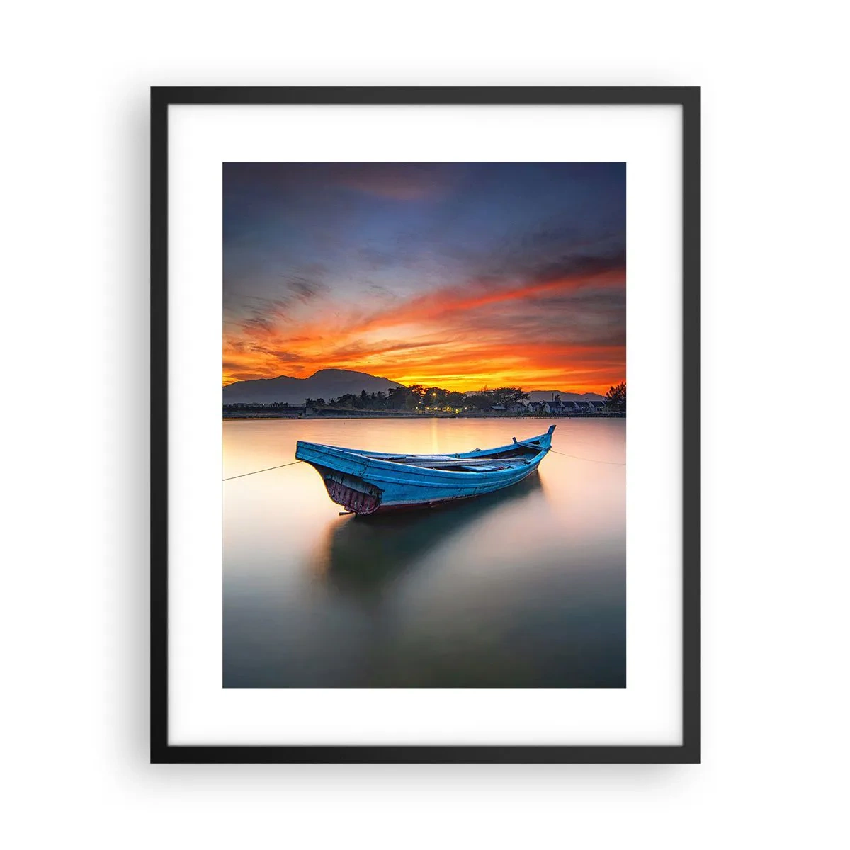 Poster în ramă neagră - O noapte bună înainte - 40x50 cm