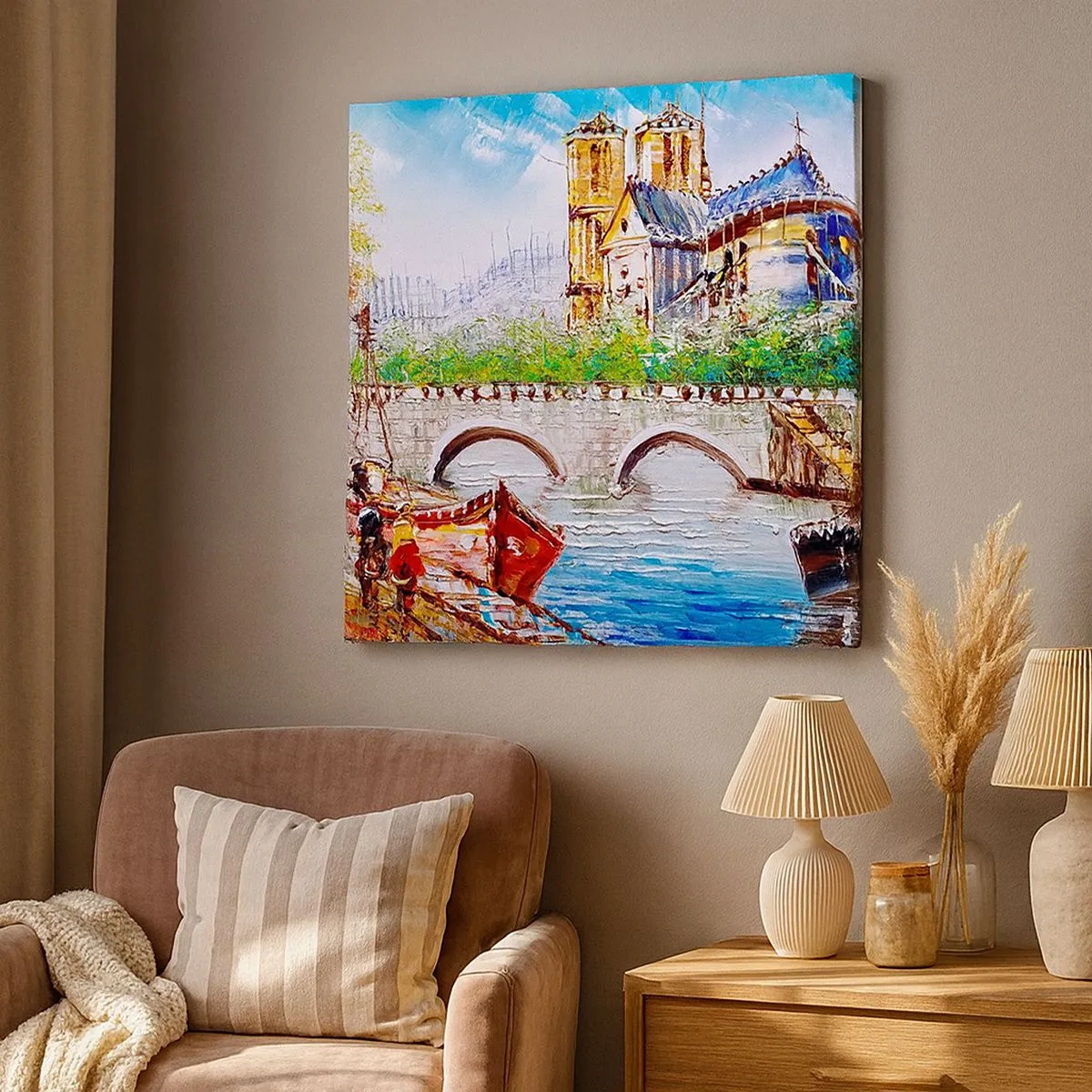 Tablou pe pânză - Timpul lor nu trece niciodată - 30x30 cm