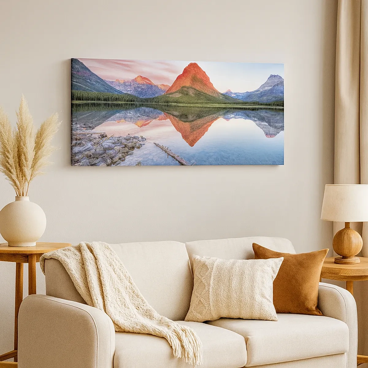 Tablou pe pânză - Căldură și frig - 30x30 cm