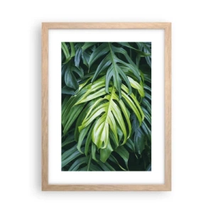 Poster în ramă de stejar deschis - Scufundă-te în prospețime - 30x40 cm