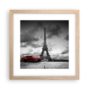 Poster în ramă de stejar deschis - Nu cu mult timp în urmă, la Paris - 30x30 cm