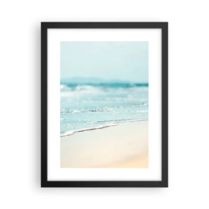 Poster în ramă neagră - Căldură și zgomotul valurilor - 30x40 cm