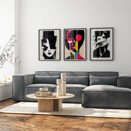 Cubist self-portraits - Inspirație pentru sufragerie