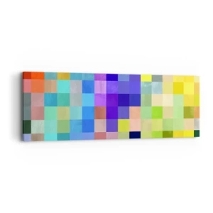 Tablou pe pânză - Fiecare diferit, toate sunt egale - 90x30 cm