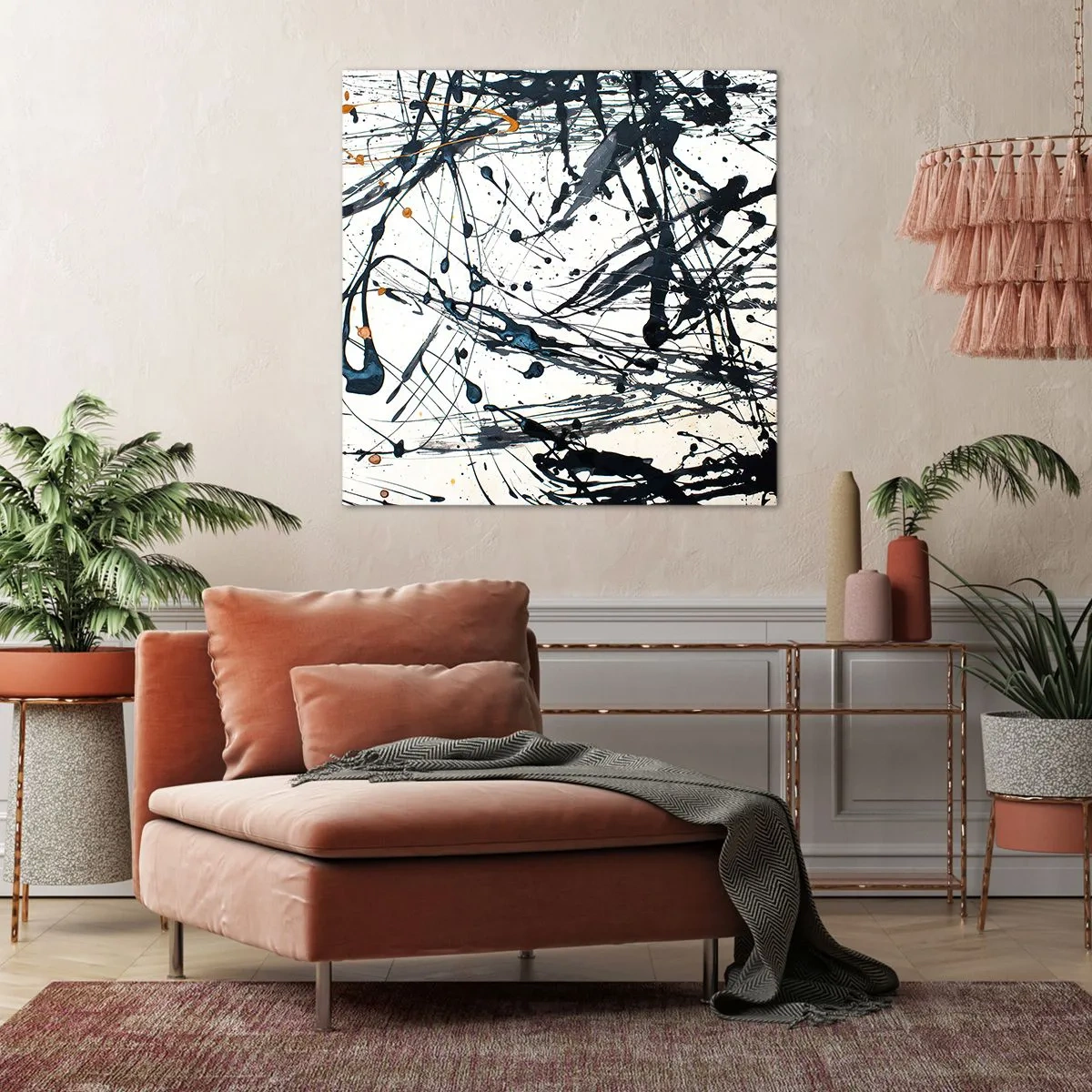 Tablou pe pânză - Cu sau fără sens? - 70x70 cm