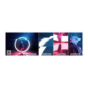 Mostră tapet autocolant Deluxe Sticker - Între lumi - futurist, Astronaut, Cosmos - 100x30 cm