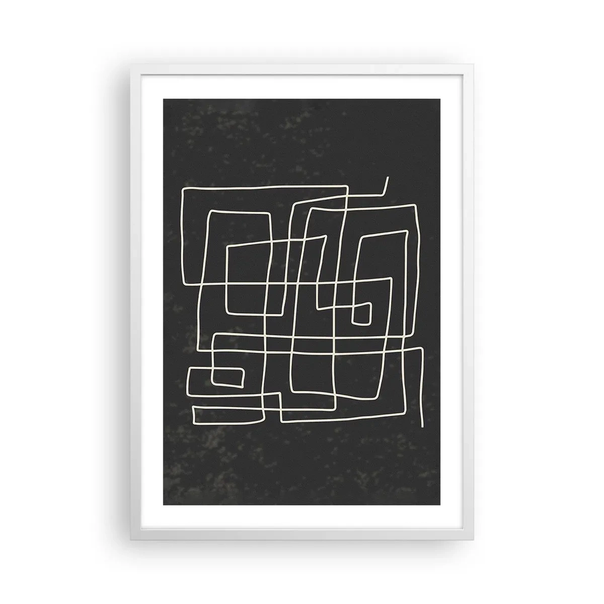 Poster în ramă albă - Nu atât de simplu - 50x70 cm