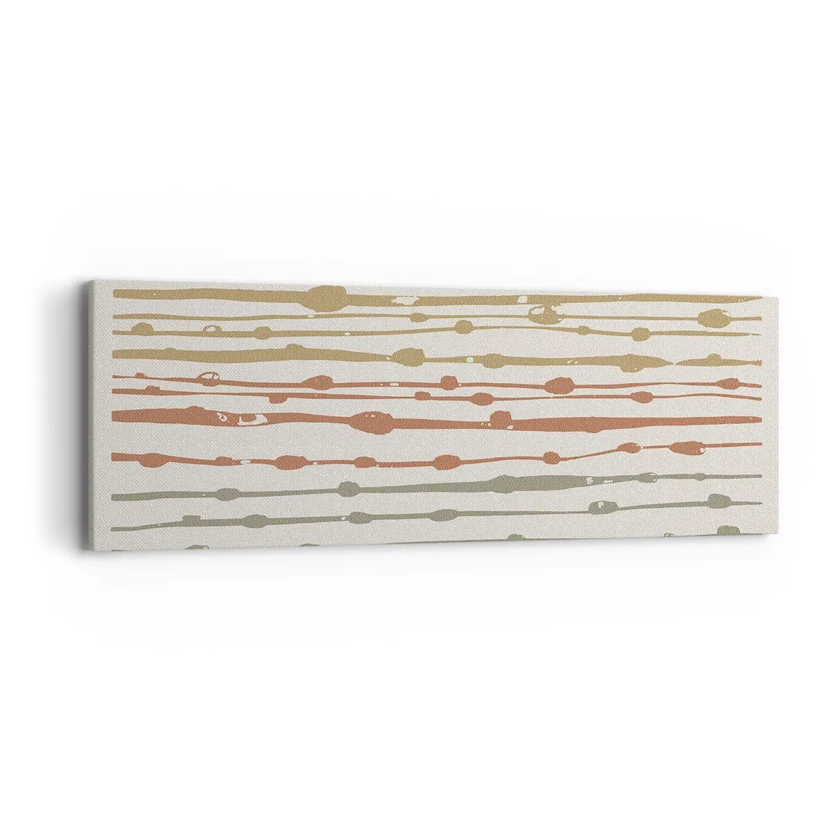 Tablou pe pânză - Notația culorilor muzicale - 90x30 cm