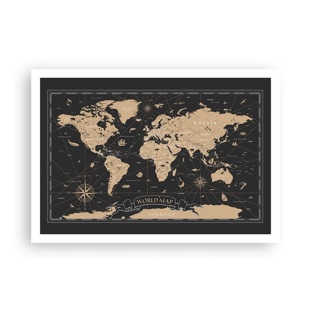 Poster - Limitele lumii mele - 100x70 cm