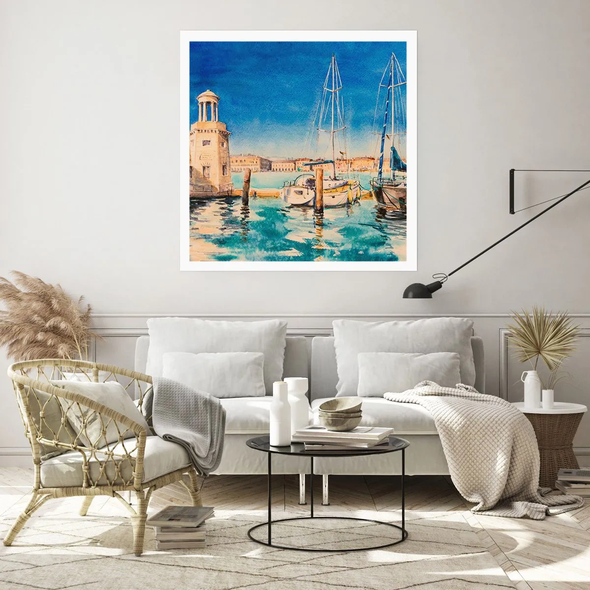 Poster - Laguna însorită - 50x50 cm