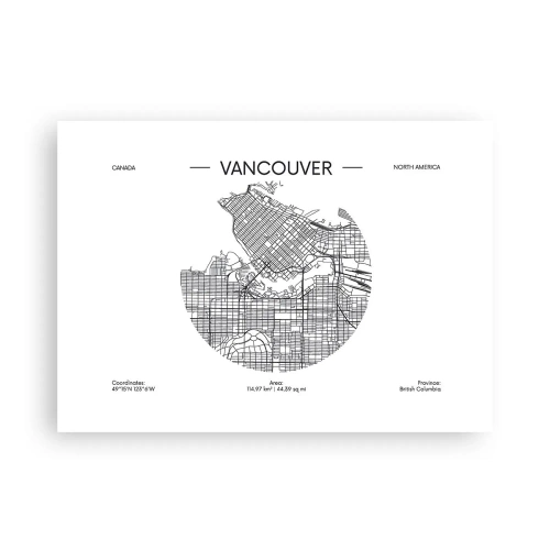 Poster - Anatomia Vacouverului - 70x50 cm