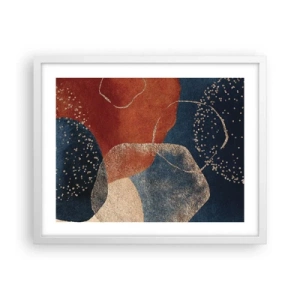Poster în ramă albă - Ușurința de a fi - 50x40 cm