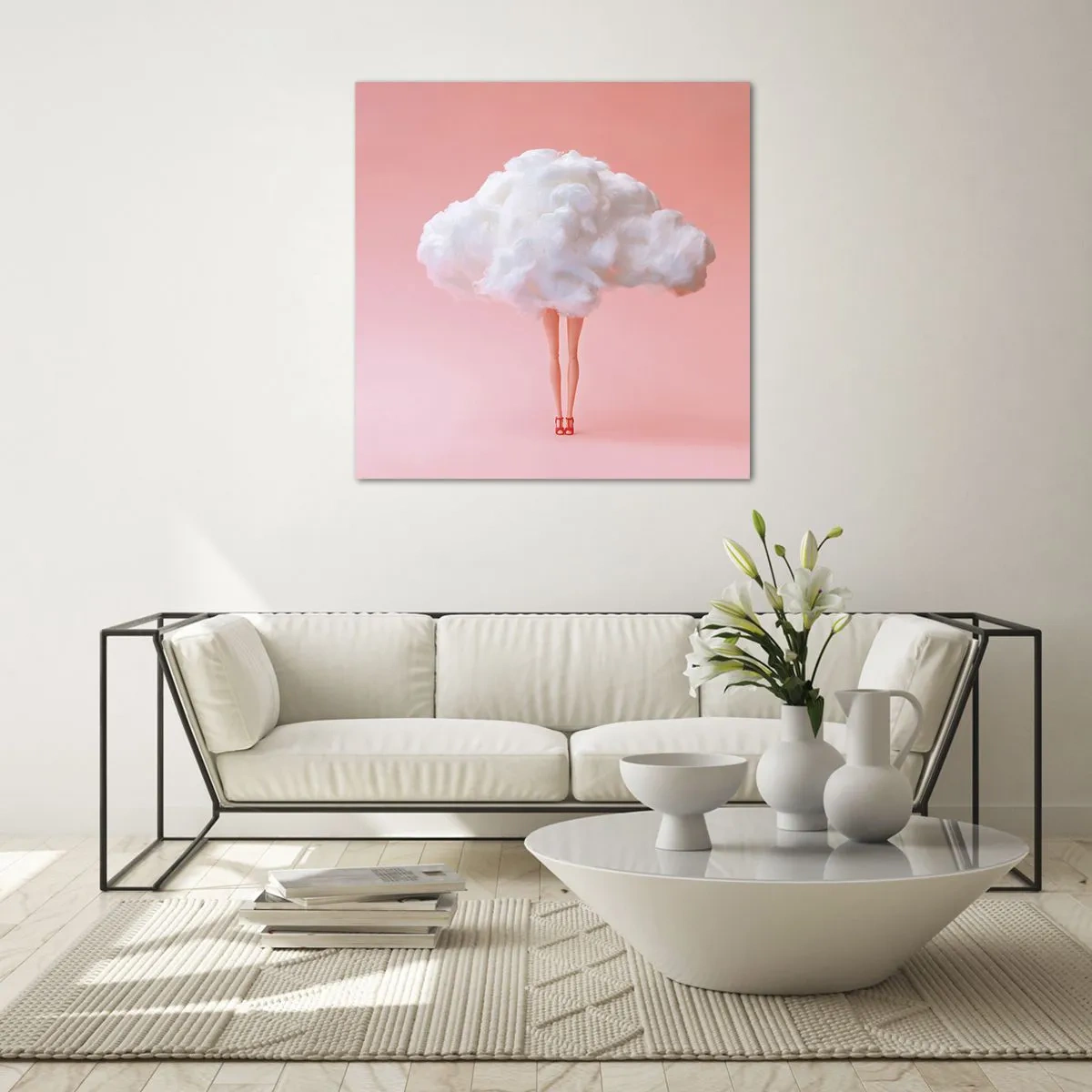 Tablou pe sticlă - Dulce promisiune - 40x40 cm