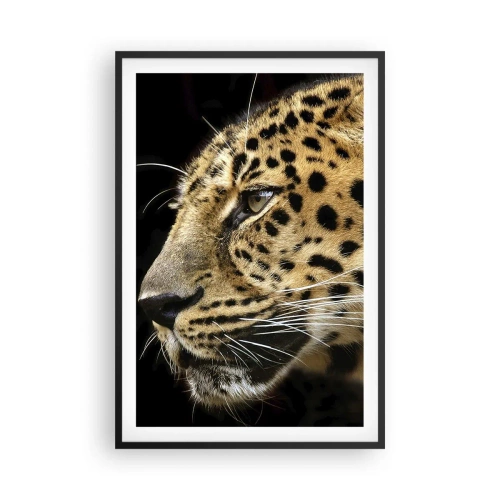 Poster în ramă neagră - Calm, concentrat, pregătit - 61x91 cm