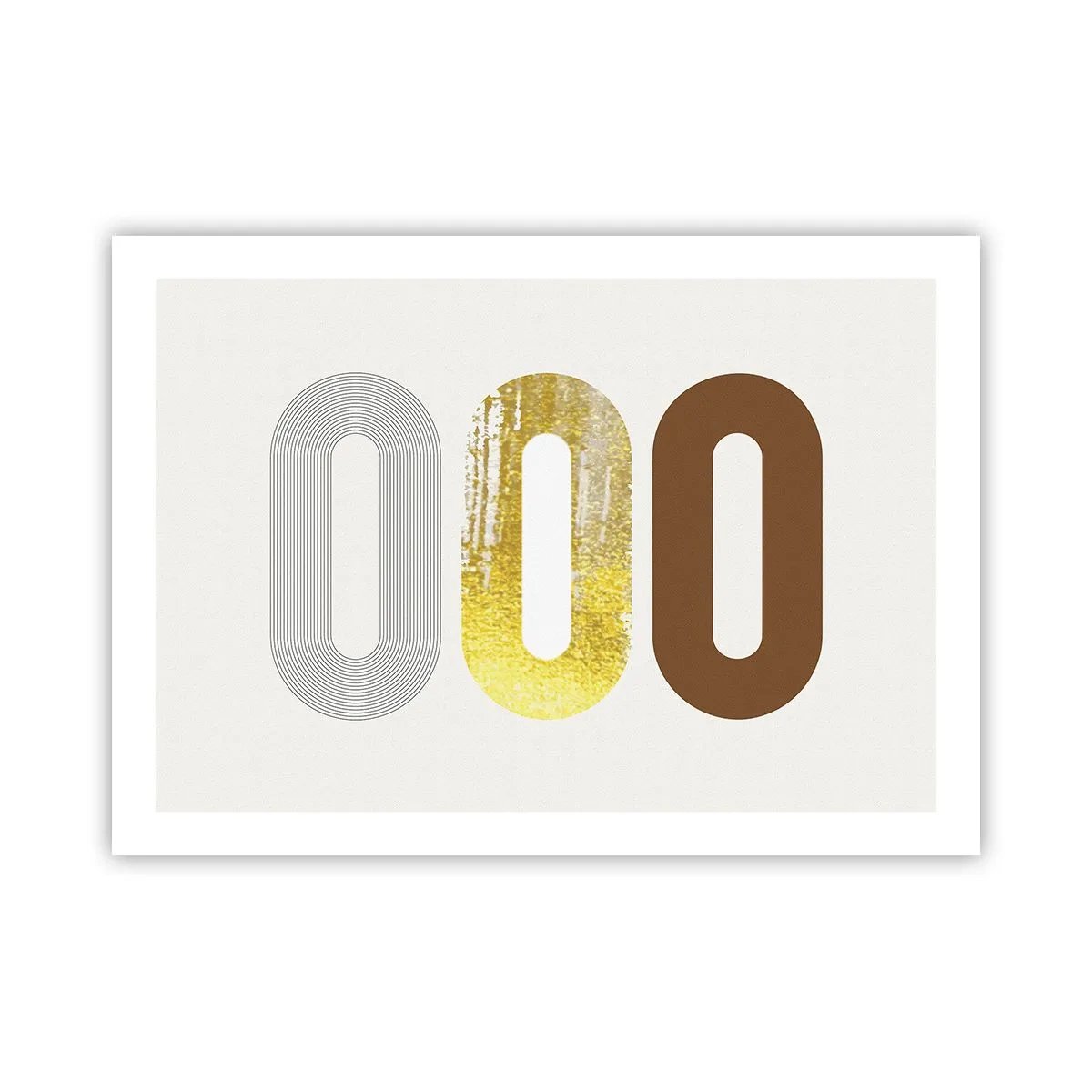 Poster - Ooo! - 70x50 cm