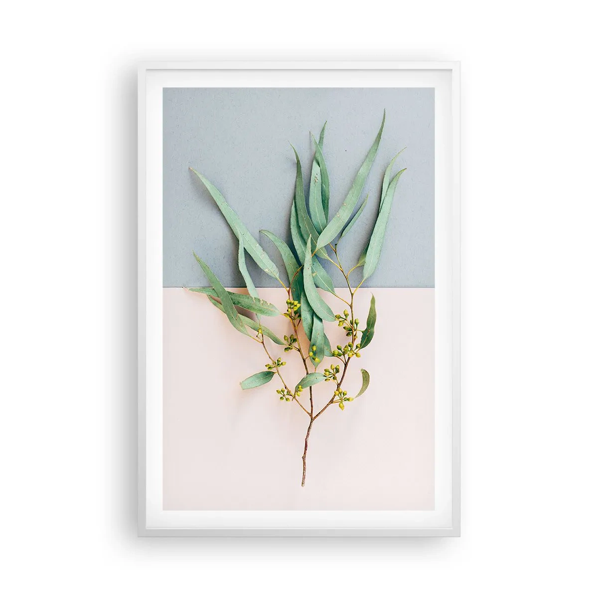 Poster în ramă albă - Subtilitate pastelată - 61x91 cm