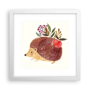 Poster în ramă albă - Și tu deja mă placi - 30x30 cm