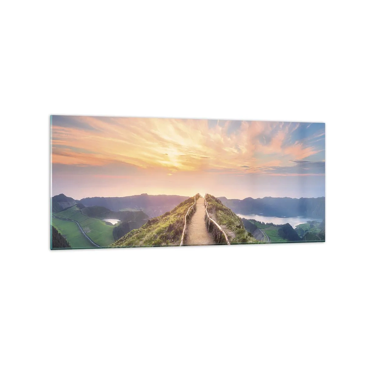 Tablou pe sticlă - Aproape de cer - 120x50 cm