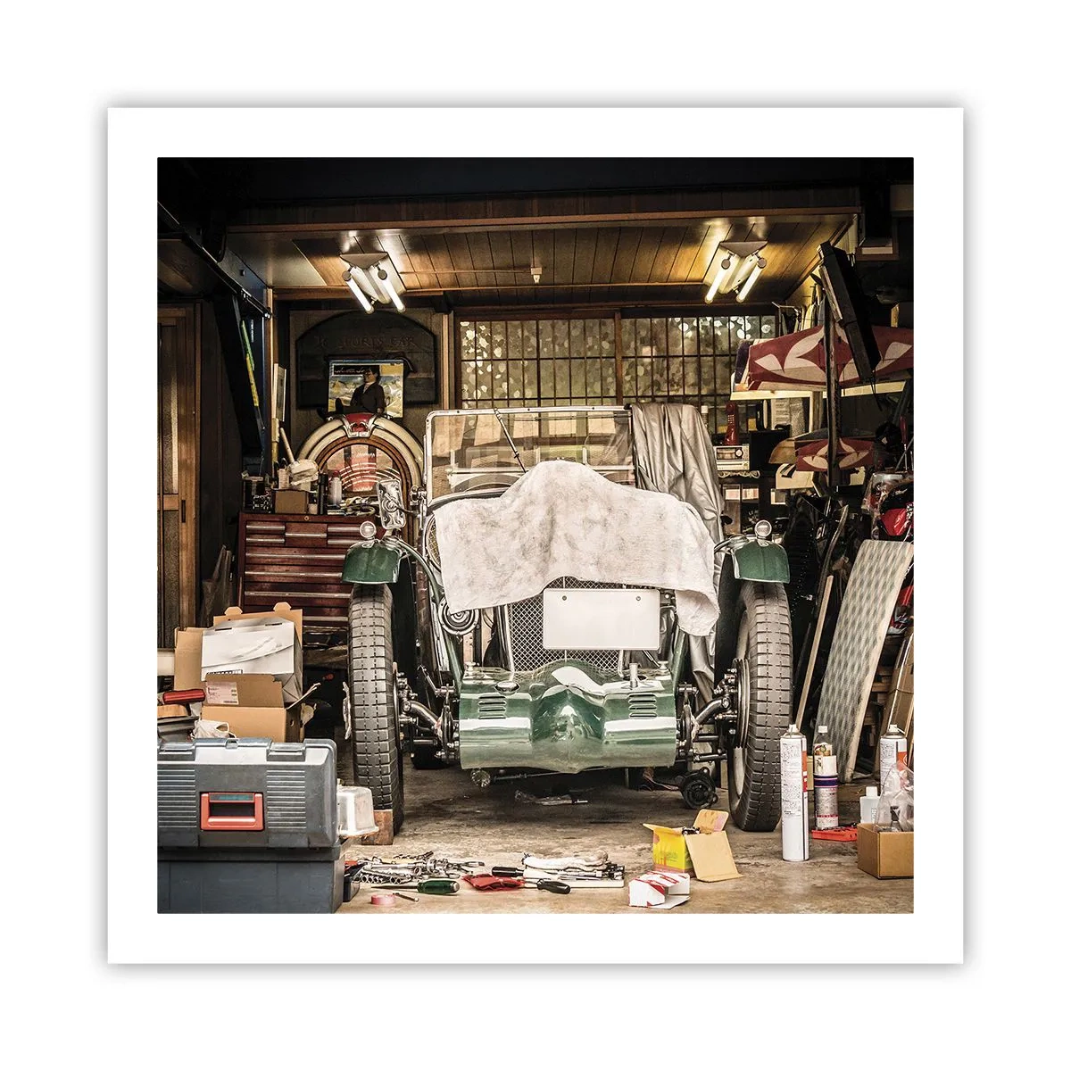 Poster - Înapoi în trecut - 60x60 cm