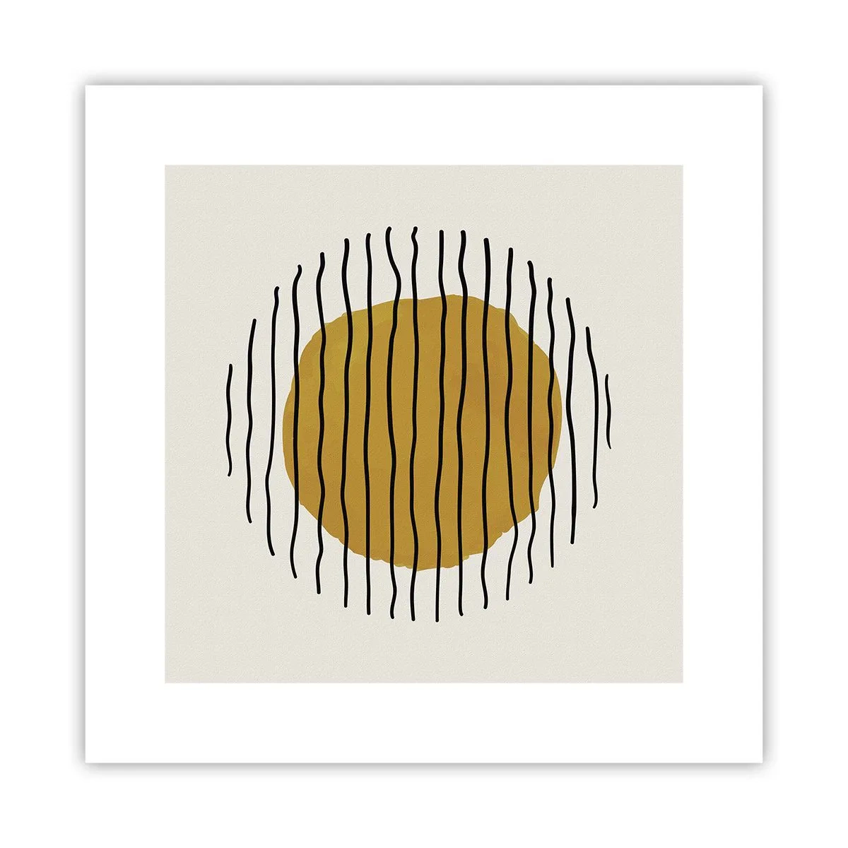 Poster - Abstracție tremurândă de căldură - 30x30 cm