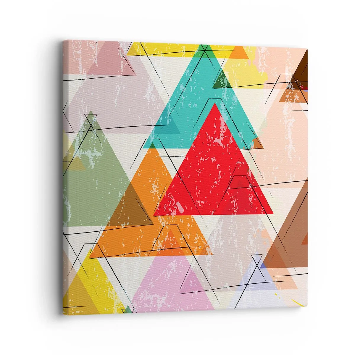 Tablou pe pânză - Trei câte trei - 30x30 cm