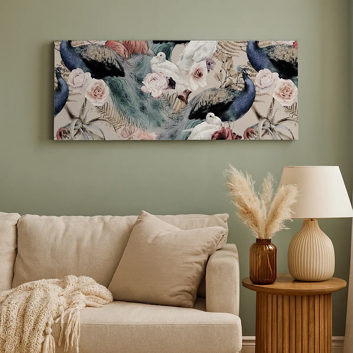 Tablou pe pânză - În grădina palatului - 30x30 cm