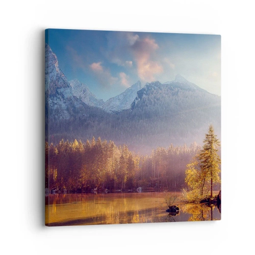 Tablou pe pânză - La munte și la deal - 30x30 cm