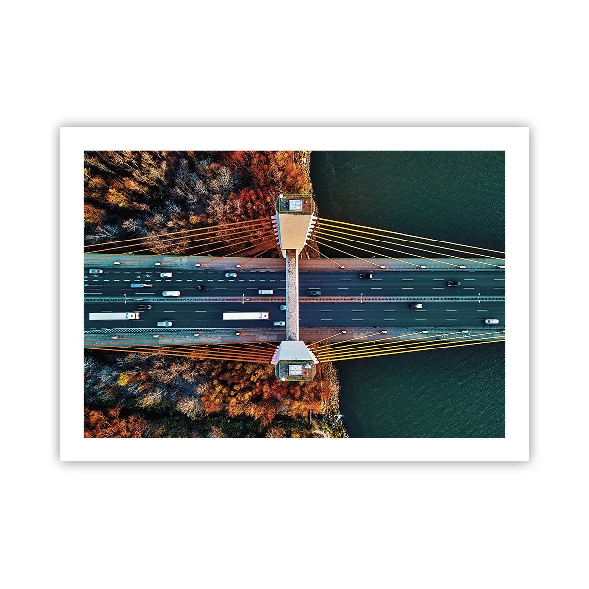 Poster - Din pădure spre apă - 70x50 cm