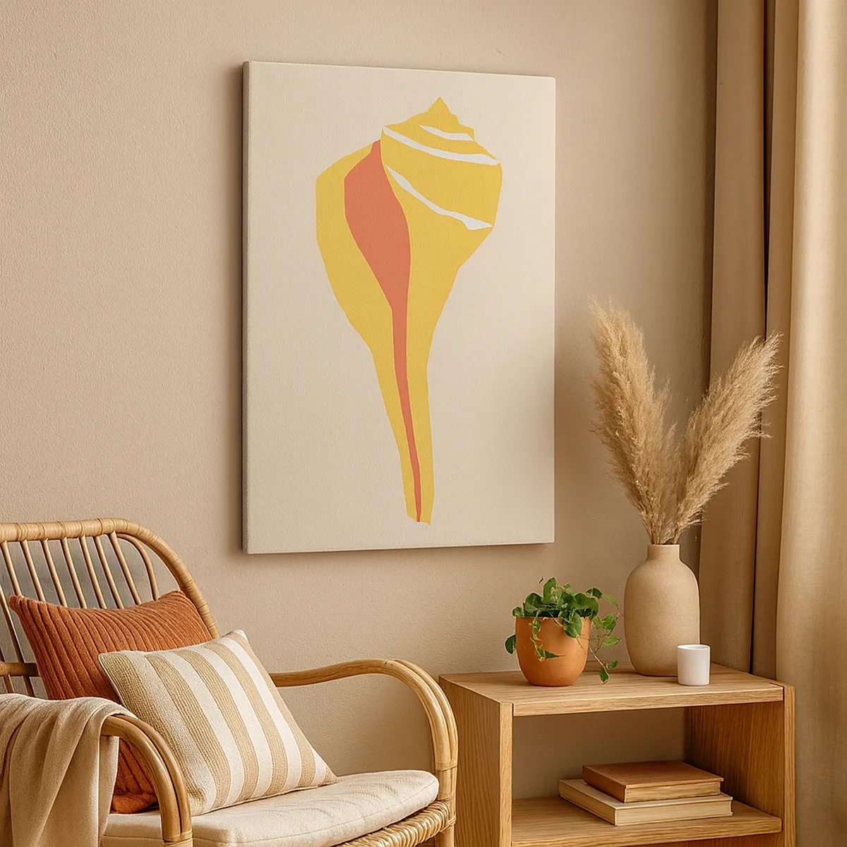 Tablou pe pânză - Abstracție organică - creștere - 50x70 cm