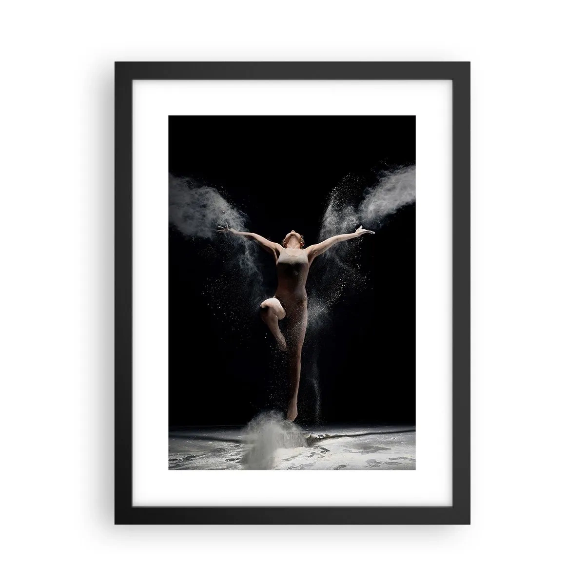 Poster în ramă neagră - Elfii există - 30x40 cm