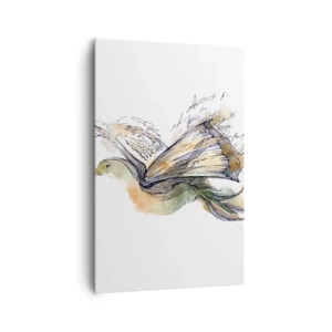 Tablou pe pânză - Pe aripile poeziei - 80x120 cm