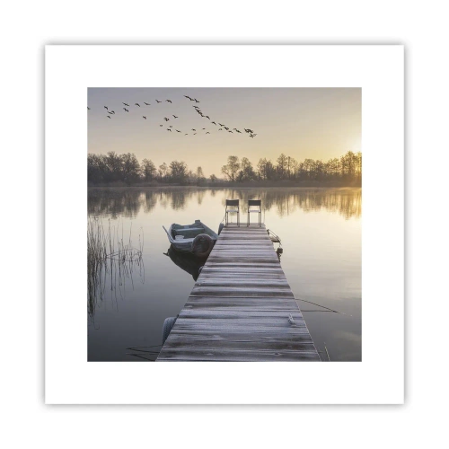 Poster - O să mă întorc în curând - 30x30 cm