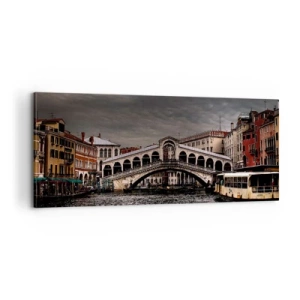 Tablou pe pânză - Promisiunea unei seri venețiene - 100x40 cm
