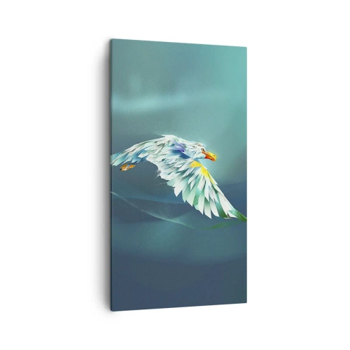 Tablou pe pânză - Puterea vulturului în zbor - 45x80 cm