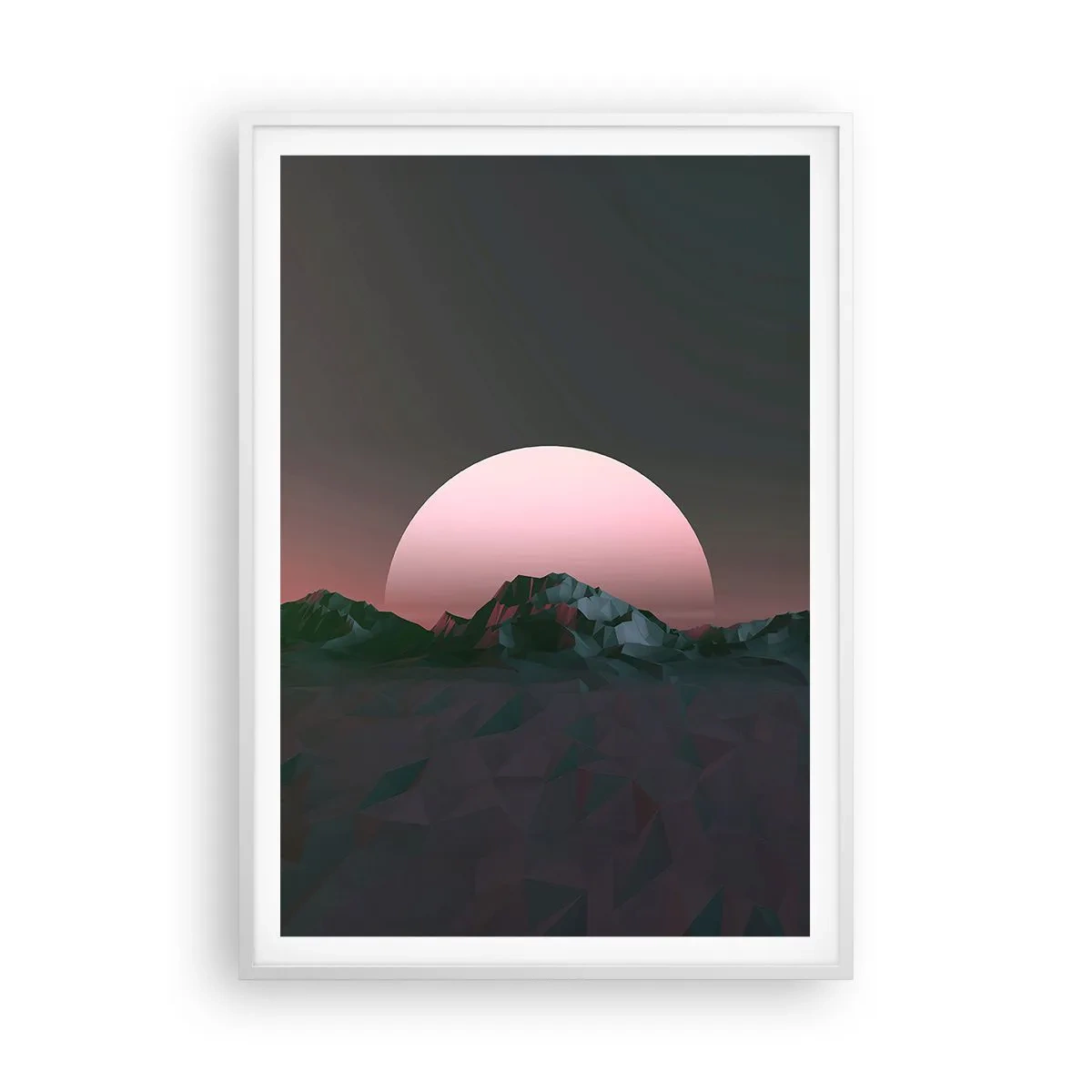 Poster în ramă albă - Într-o galaxie învecinată - 70x100 cm