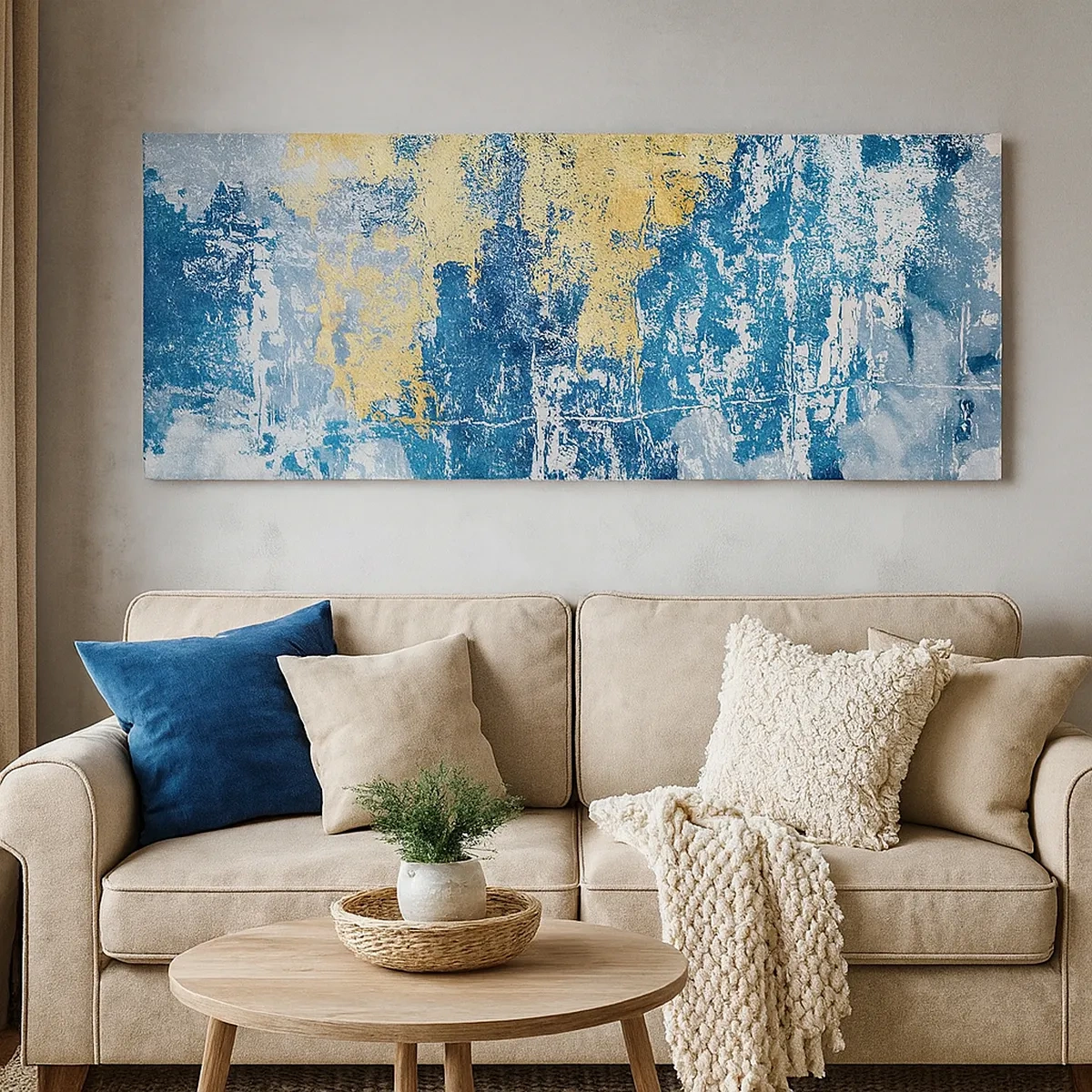 Tablou pe pânză - Abstracție de vreme - 30x30 cm