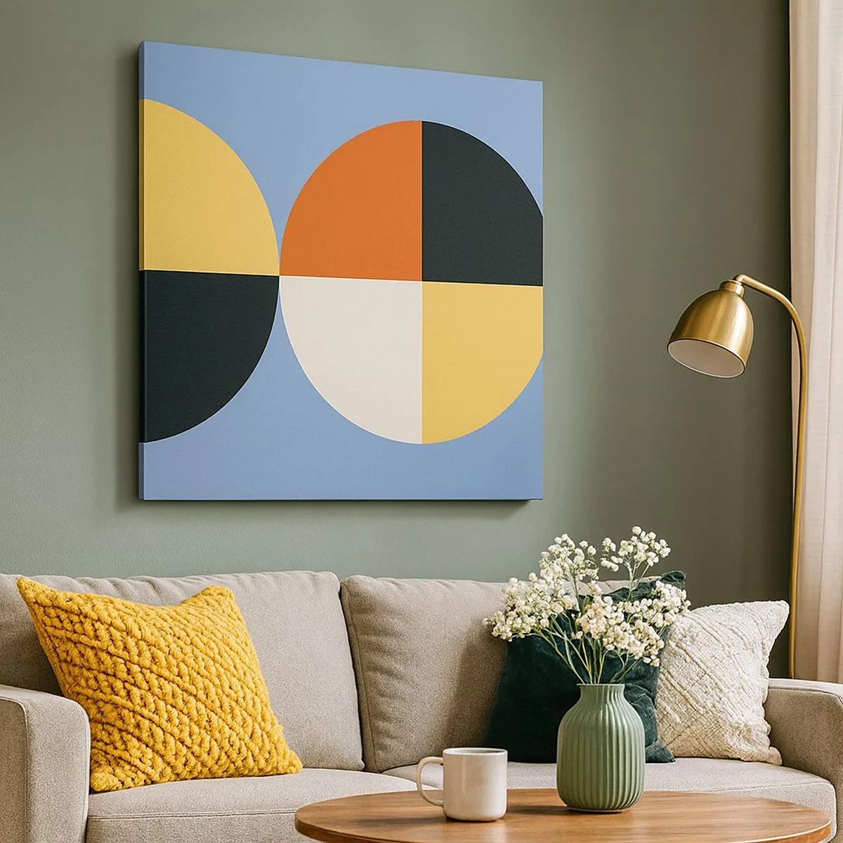 Tablou pe pânză - Uită-te și numără - 30x30 cm