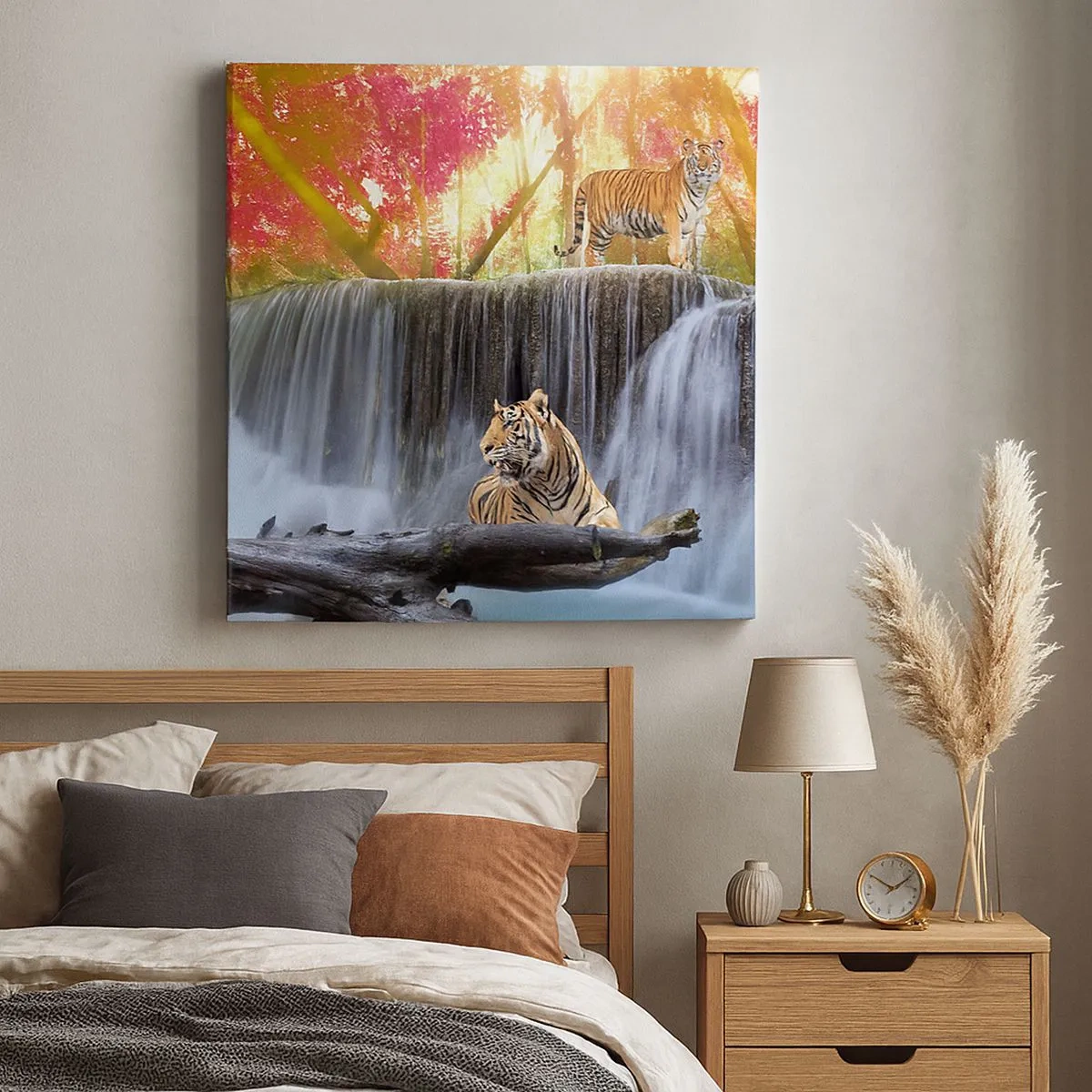 Tablou pe pânză - Peisaj suprarealist    - 30x30 cm