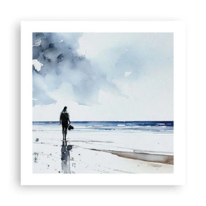 Poster - Vorbind cu marea - 50x50 cm