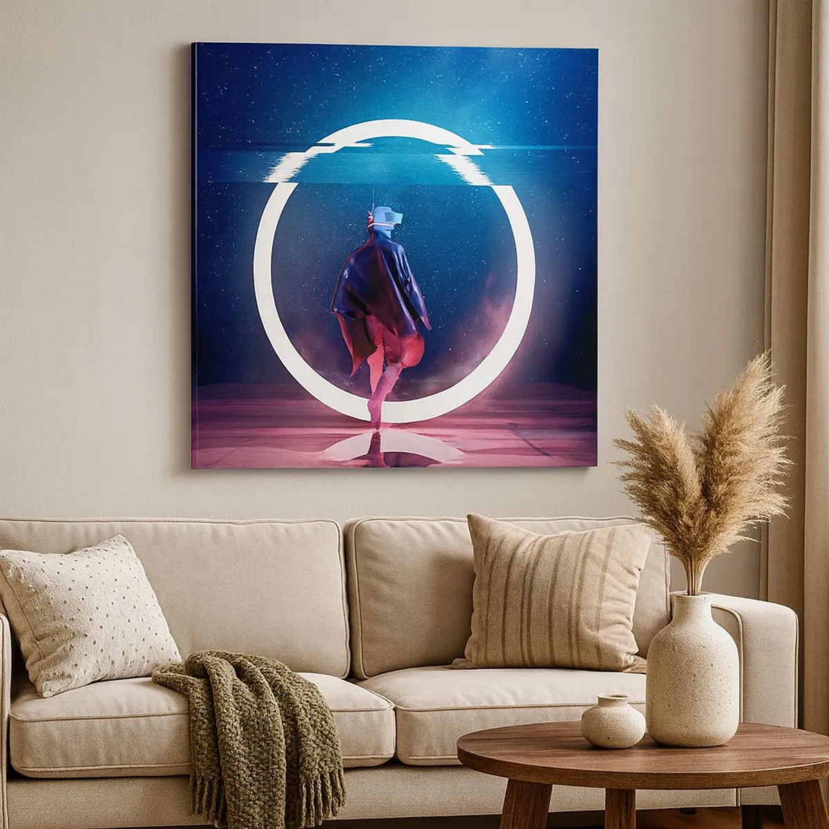 Tablou pe pânză - Între lumi - 30x30 cm