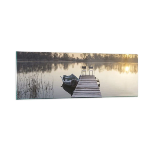 Tablou pe sticlă - O să mă întorc în curând - 90x30 cm