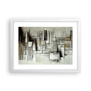 Poster în ramă albă - Puterea simplității - 40x30 cm