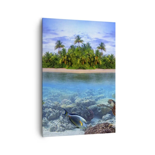 Tablou pe pânză - Insula paradisiacă vă invită - 70x100 cm