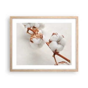 Poster în ramă de stejar deschis - Numai îmbrățișări - 50x40 cm