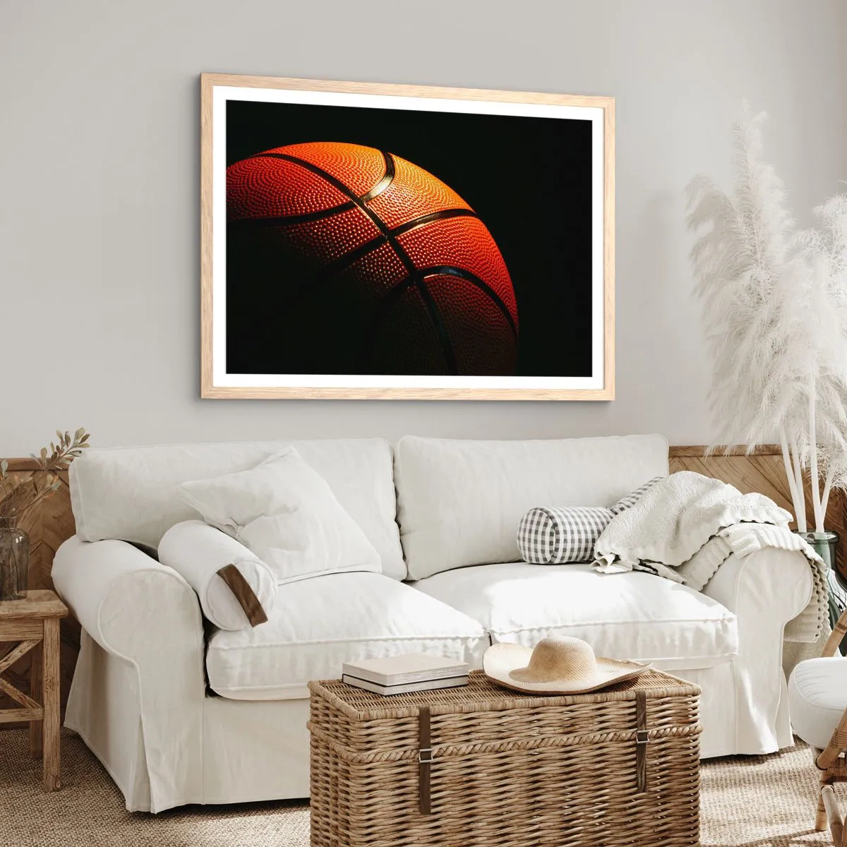 Poster în ramă de stejar deschis - Frumoasă ca o planetă - 70x50 cm