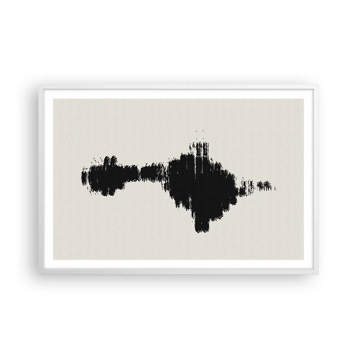 Poster în ramă albă - Vibrațiile imaginației - 91x61 cm