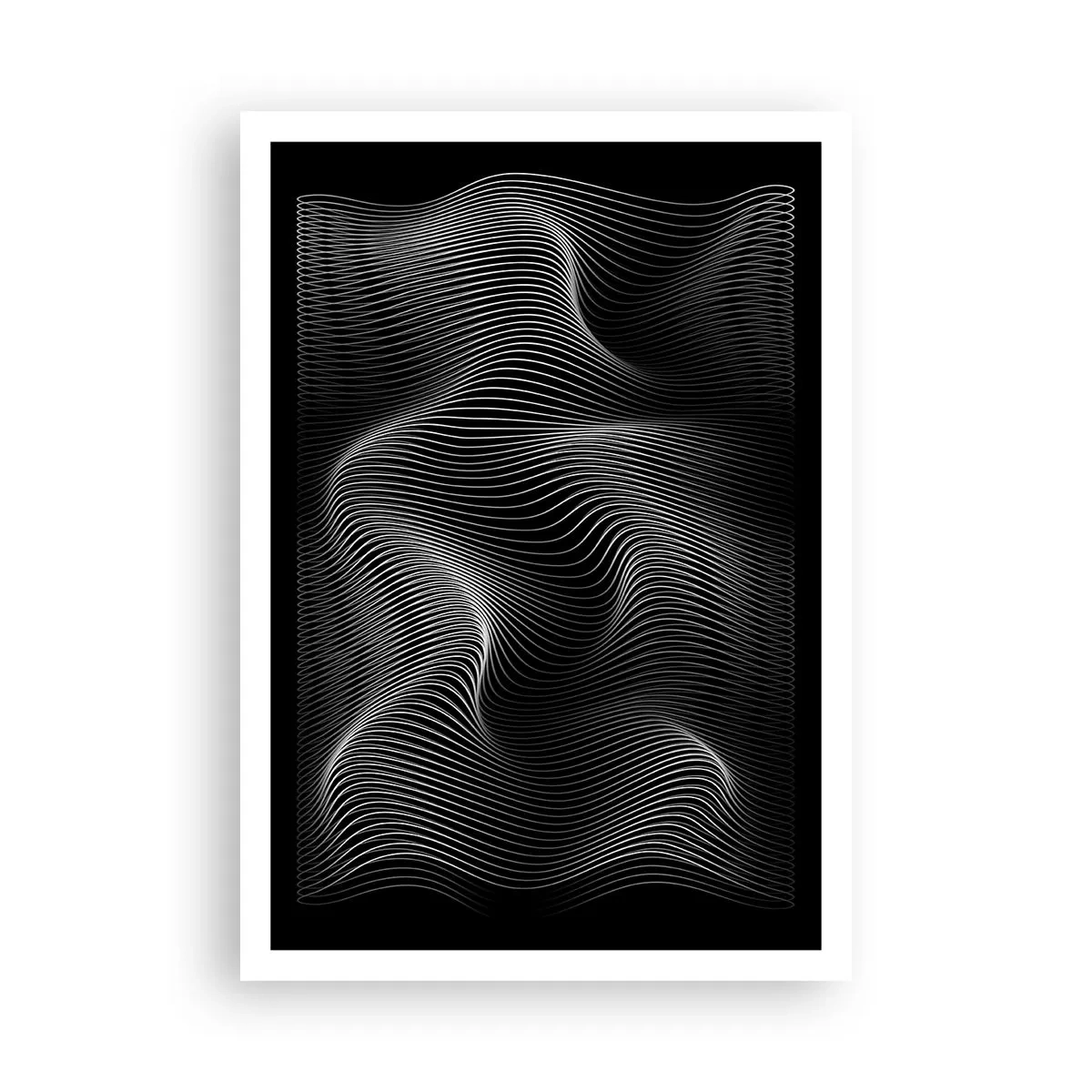 Poster - Dansul luminii în spațiu - 70x100 cm