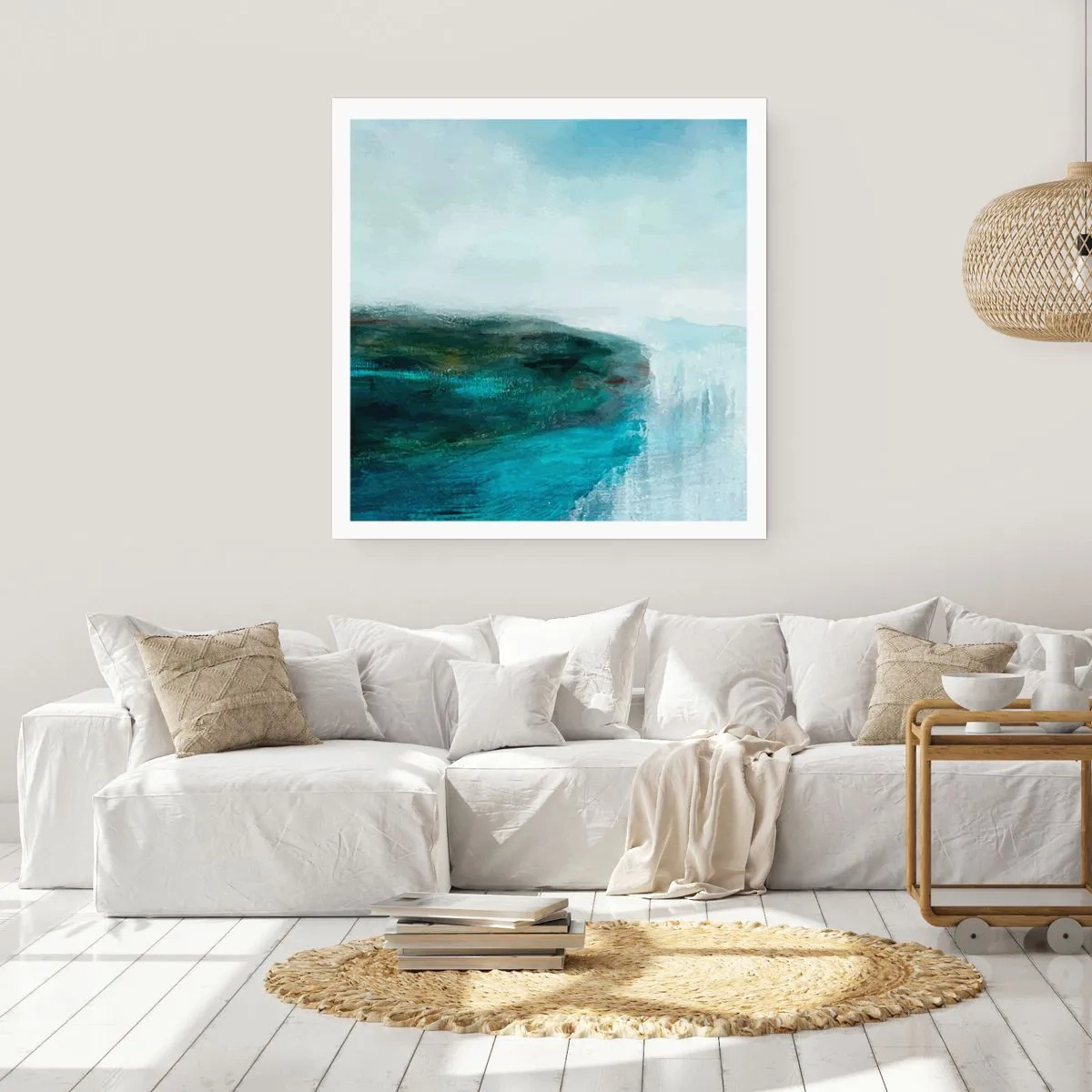 Poster - Abstracție maritimă - 40x40 cm