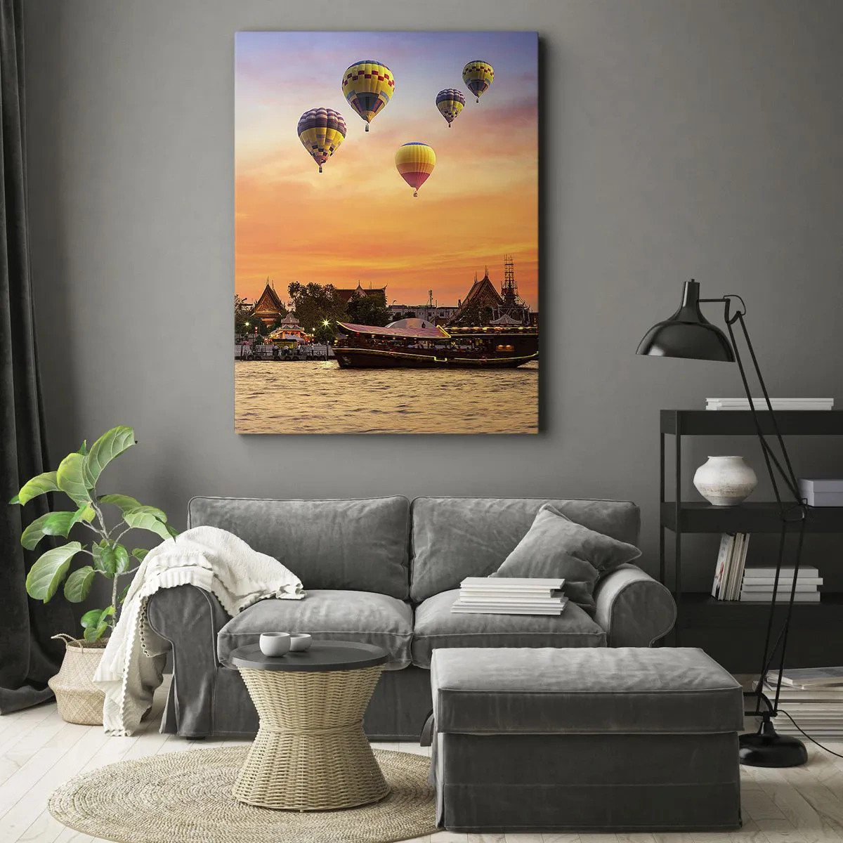 Tablou pe pânză - Aici se nasc basmele - 50x70 cm